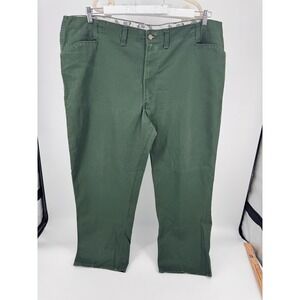 Vintage Ben Davis Pants Mens 48x31 Green Twill Gorilla Work Skater Loose Y2K